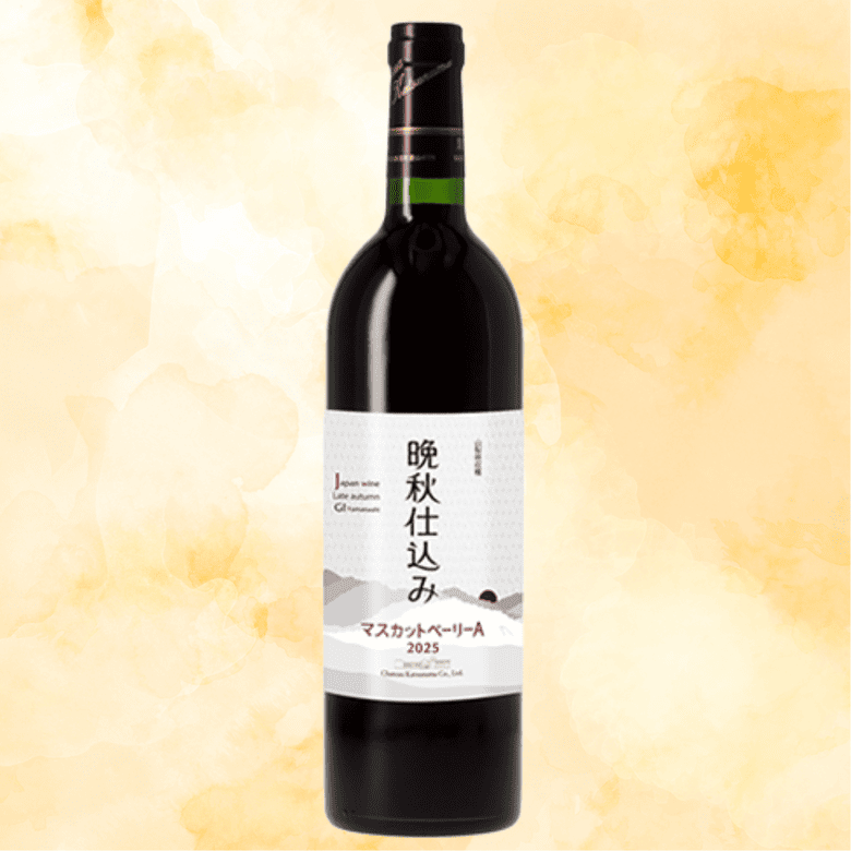 “日本国产马肉刺身”דChâteau Katsunuma Late Harvest Muscat Bailey A”